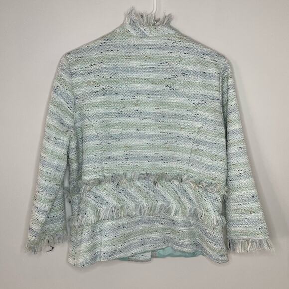 Samuel Dong Eyelash Tweed Jacket Size M - Picture 6 of 7